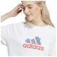 Adidas Γυναικεία κοντομάνικη μπλούζα Flower Pack Badge Of Sport Graphic Tee